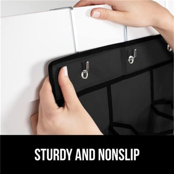 Shoe Holder Rack for Over the Door 24 Mesh Pockets Hold up to 40 Pounds Shoes - Picture 4 of 6